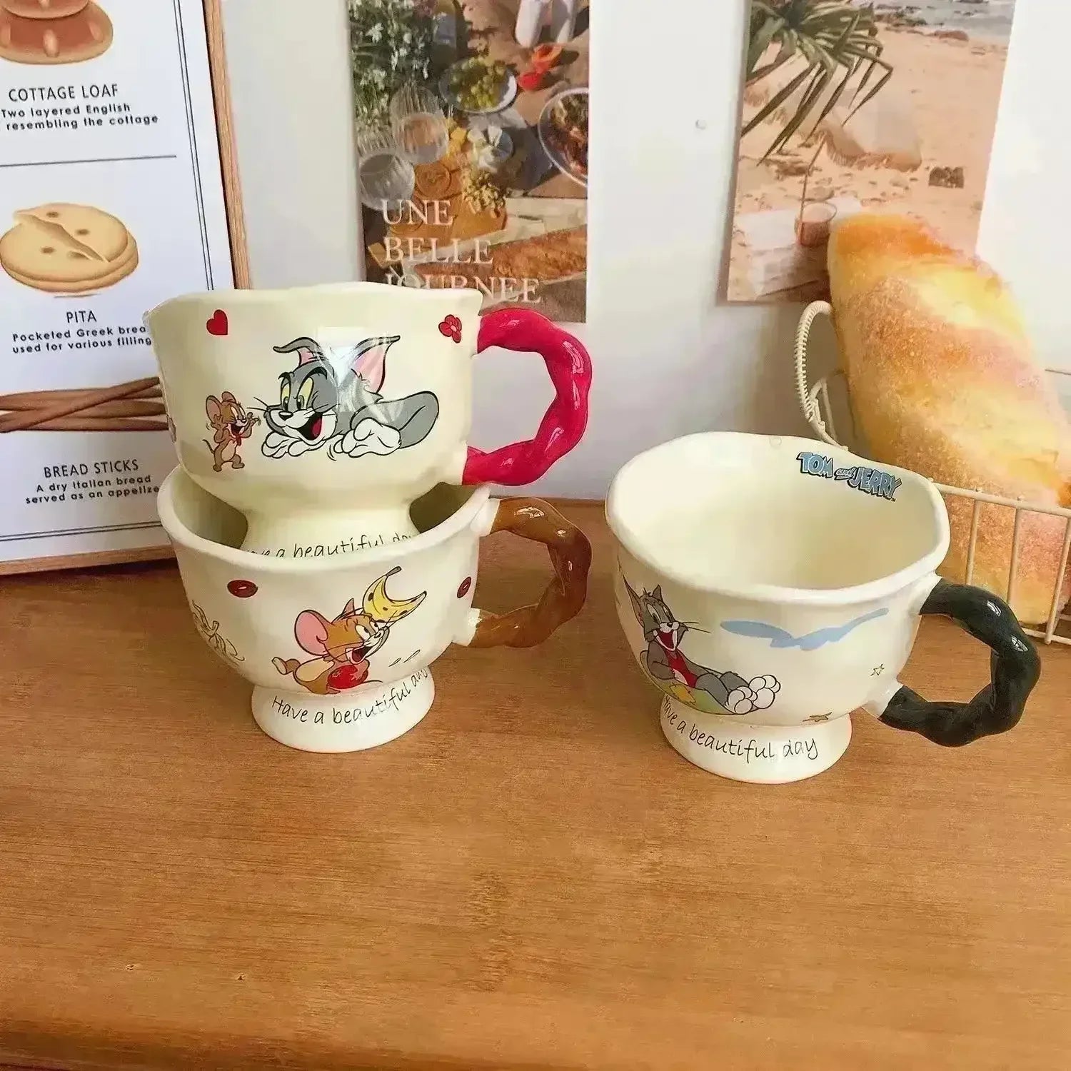 Tom & Jerry Ceramic Mugs (400 ml) - Bear Hugs