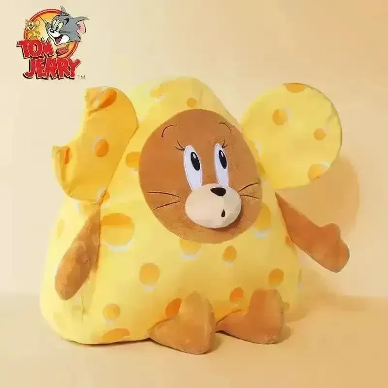 Tom & Jerry Cheese Block Plushies (38 cm) - Bear Hugs