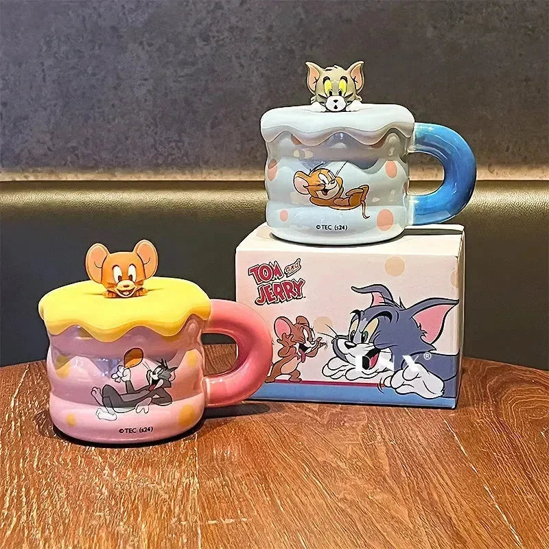 Tom & Jerry Classic Chase Ceramic Mugs (320 ml) - Bear Hugs