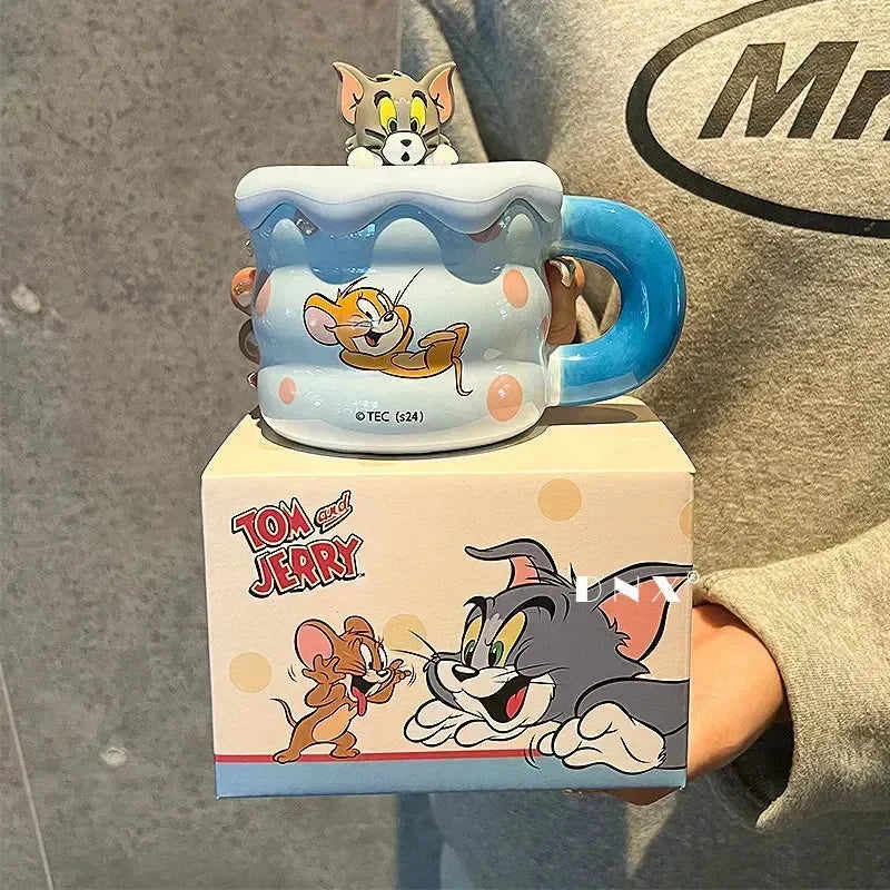 Tom & Jerry Classic Chase Ceramic Mugs (320 ml) - Bear Hugs