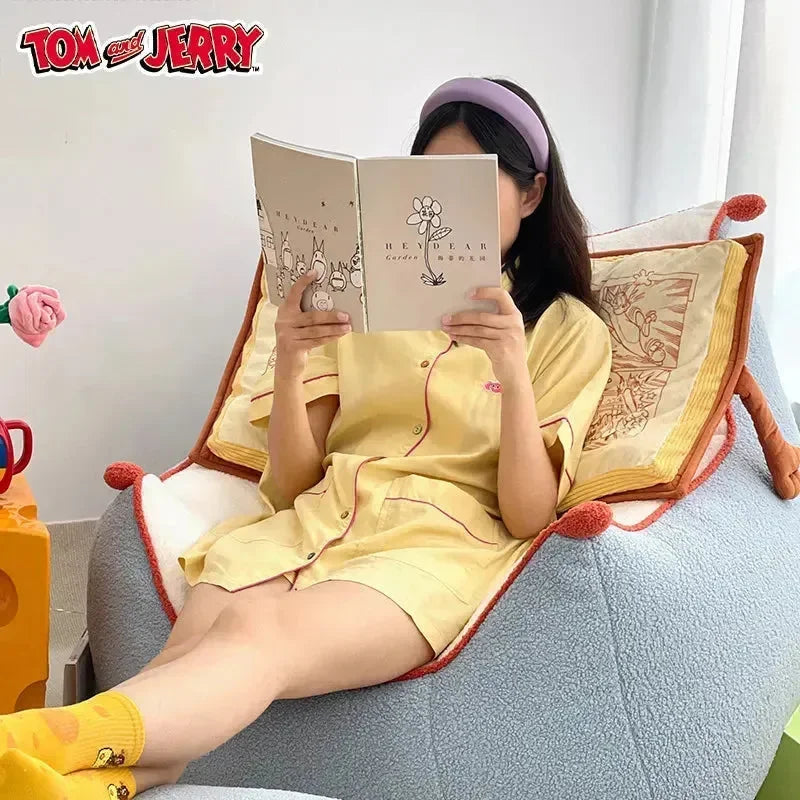 Tom and Jerry Comic Capers Book Pillow - Bear Hugs