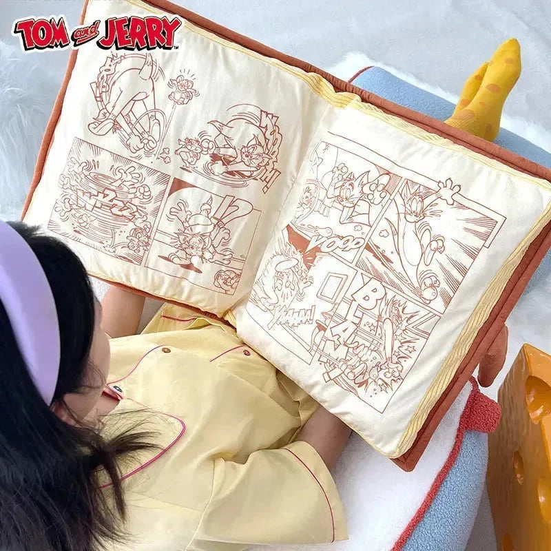 Tom and Jerry Comic Capers Book Pillow - Bear Hugs
