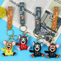 Tom and Jerry Hoodie Havoc Keychain - Bear Hugs