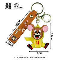 Tom and Jerry Hoodie Havoc Keychain - Bear Hugs