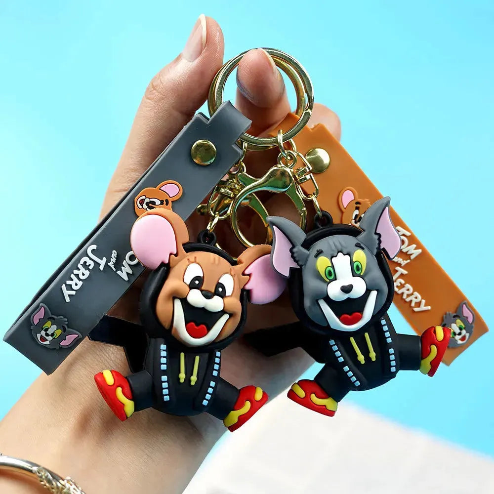 Tom and Jerry Hoodie Havoc Keychain - Bear Hugs