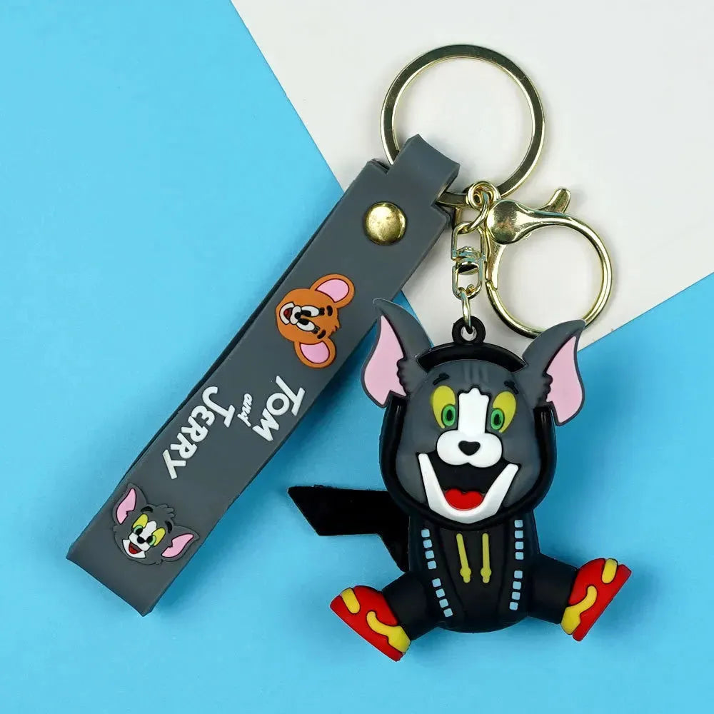 Tom and Jerry Hoodie Havoc Keychain - Bear Hugs