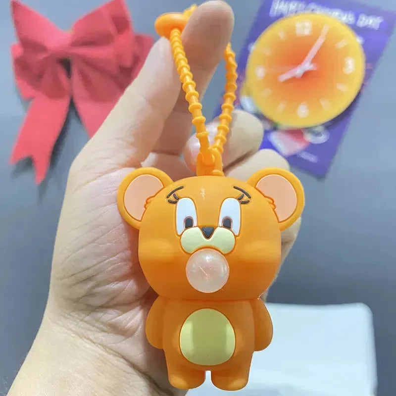 Tom & Jerry Playful Squeezy Keychains - Bear Hugs