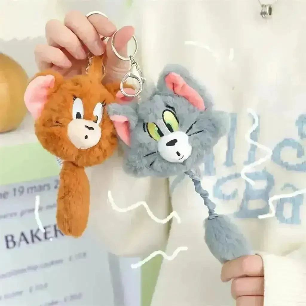 Tom & Jerry Vibrating Plush Keychain - Bear Hugs