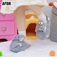 Tom Cat Burglar Plush Slippers - Bear Hugs
