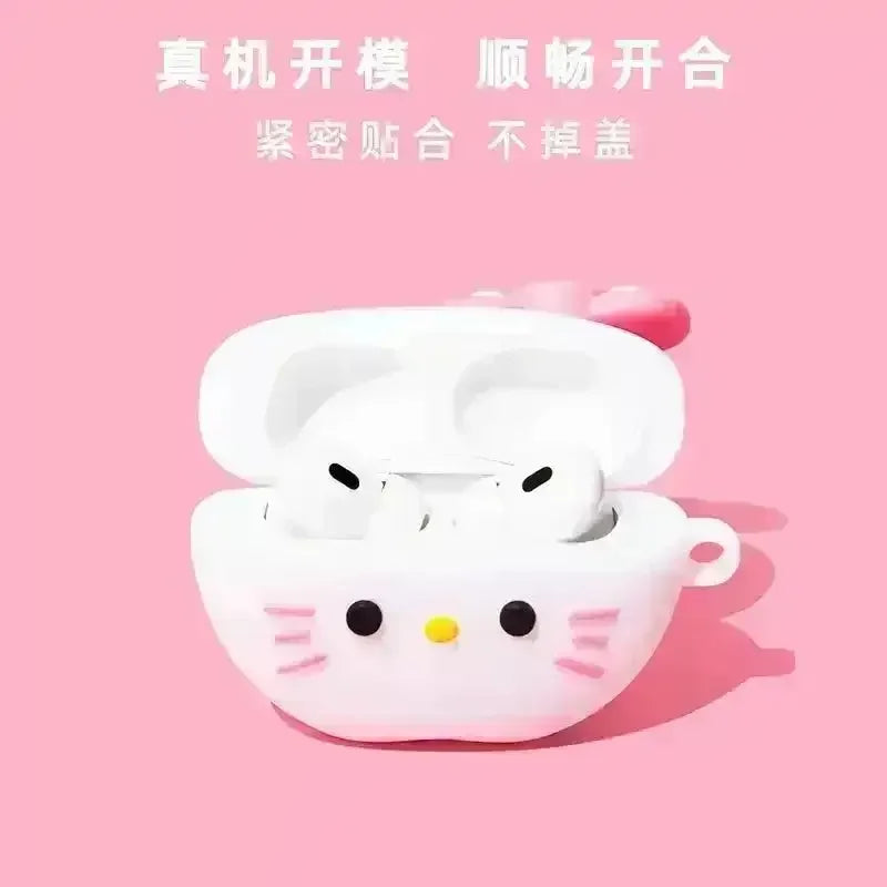 Tooth Shaped Hello Kitty Case (For Airpods) - Bear Hugs