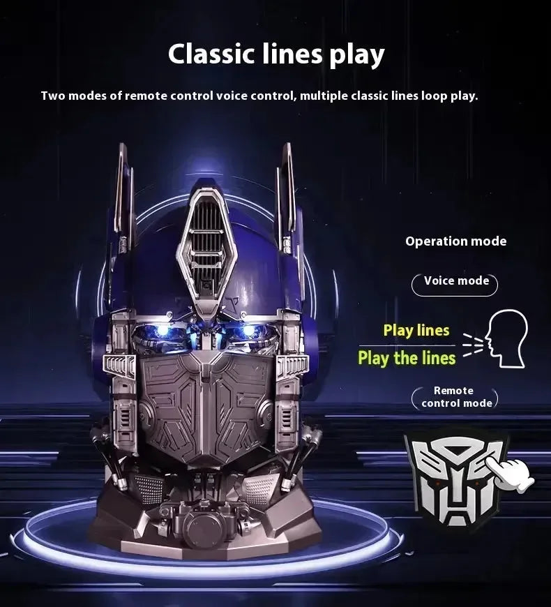 Transformers Optimus Prime Voice Controlled Helmet - Bear Hugs