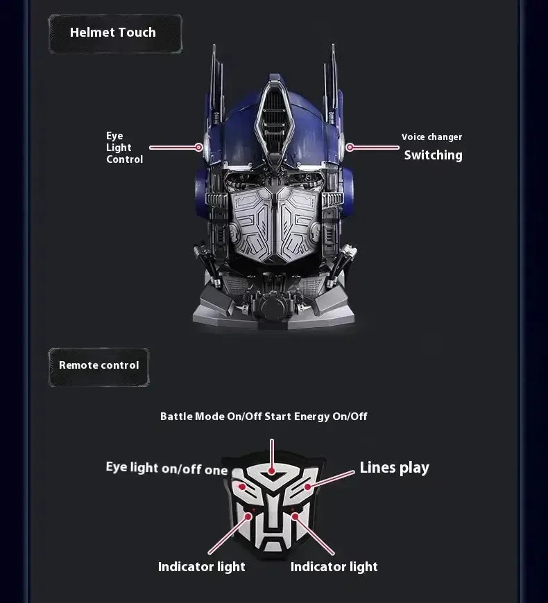Transformers Optimus Prime Voice Controlled Helmet - Bear Hugs
