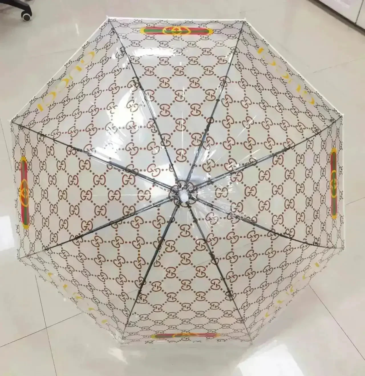 Transparent Luxury Designer Umbrellas - Bear Hugs