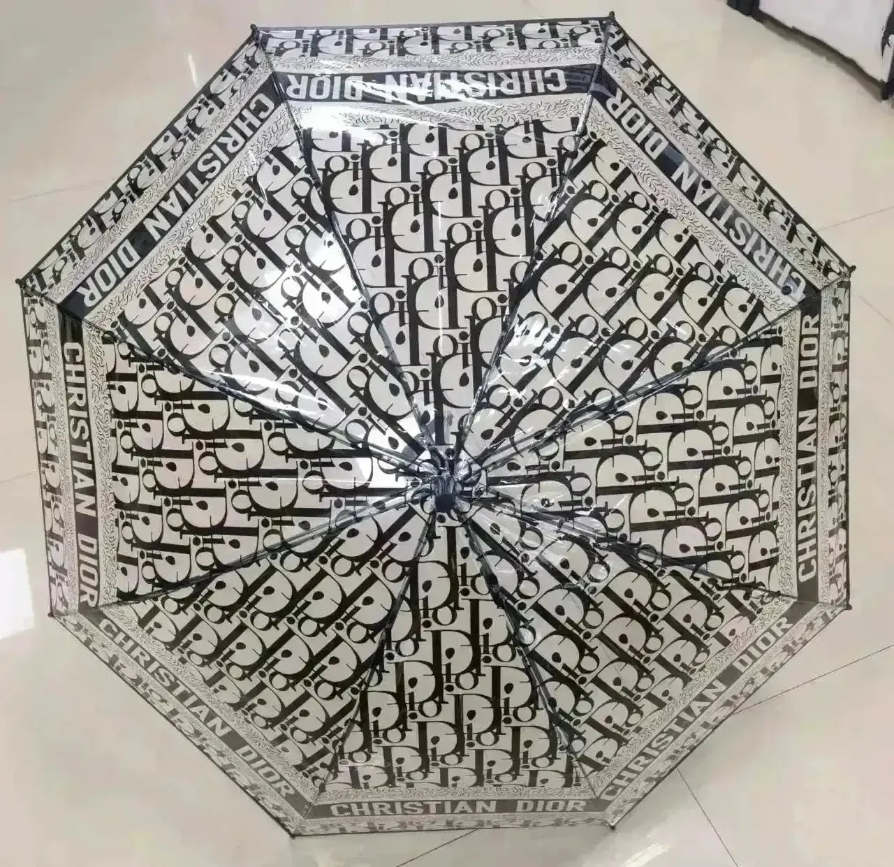 Transparent Luxury Designer Umbrellas - Bear Hugs