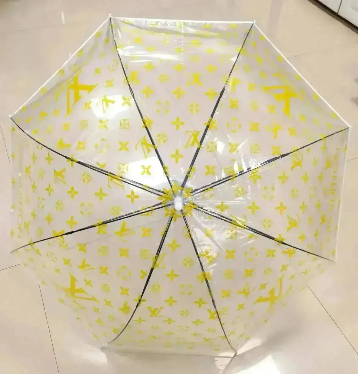 Transparent Luxury Designer Umbrellas - Bear Hugs