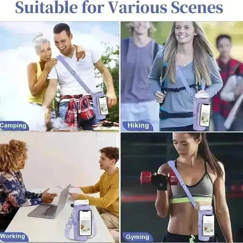 Transparent Pocket Neoprene Bag (For Stanley 40 oz) - Bear Hugs