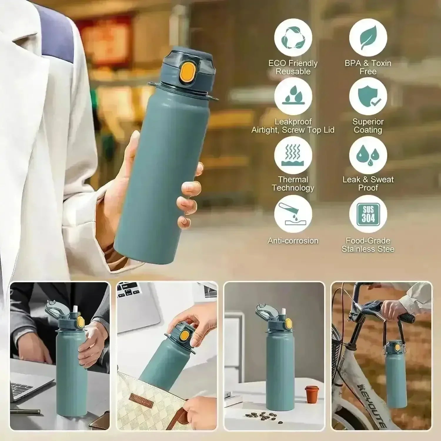 Travel Mate Insulated Bottle - Bear Hugs