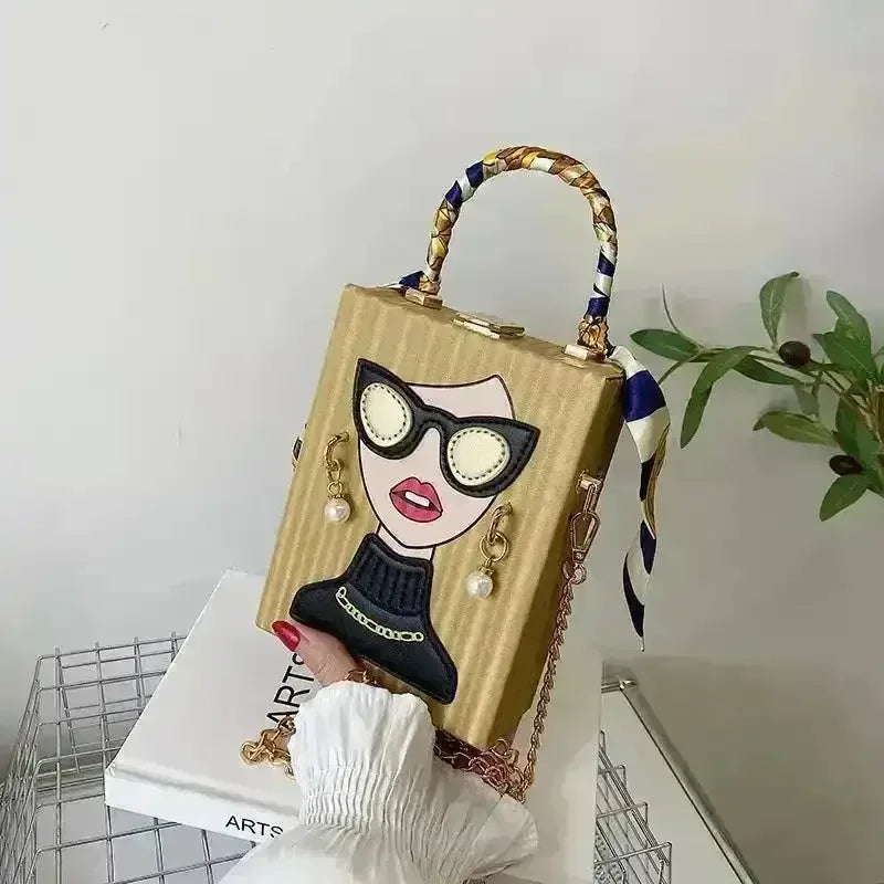 Trendy Girl Evening Handbag - Bear Hugs