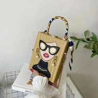 Trendy Girl Evening Handbag - Bear Hugs