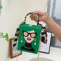 Trendy Girl Evening Handbag - Bear Hugs