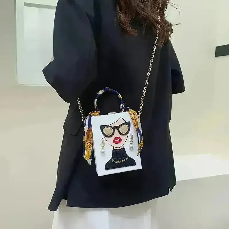 Trendy Girl Evening Handbag - Bear Hugs