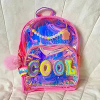 Trendy Holographic Backpack - Bear Hugs