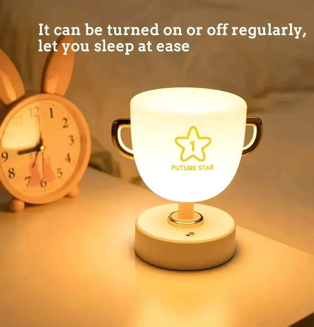 Trophy Triumph Night Light & Pen Holder - Bear Hugs