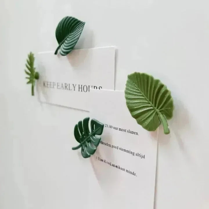 Tropical Palm Leaves Fridge Magnets (Set of 4) - Bear Hugs
