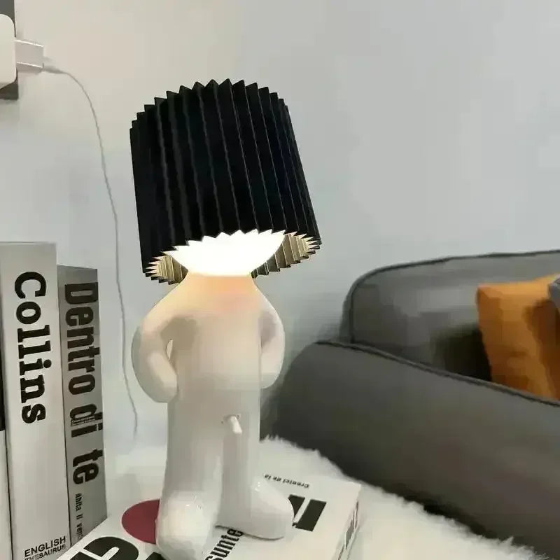 Turn-on Shy Man Lamp