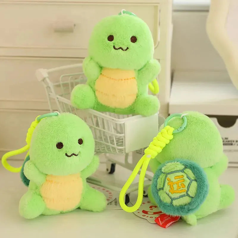 Twirl & Turtle Plush Keychain - Bear Hugs