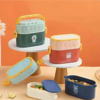 Two Tier Air Tight Lunch Box - Bear Hugs