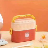 Two Tier Air Tight Lunch Box - Bear Hugs