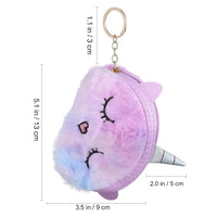 Uni-Charm Unicorn Plush Coin Purses - Bear Hugs