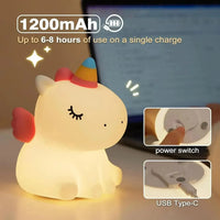 Uni Glow Unicorn Night Lamp - Bear Hugs