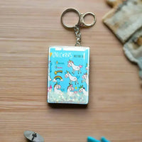Unicorn Dreams Glitter Mirror Keychain - Bear Hugs