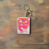 Unicorn Dreams Glitter Mirror Keychain - Bear Hugs