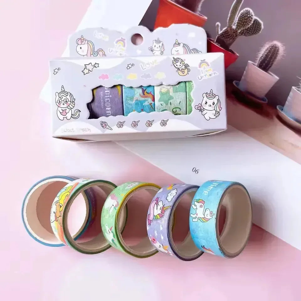 Unicorn Magic Washi Tape (Set of 5) - Bear Hugs
