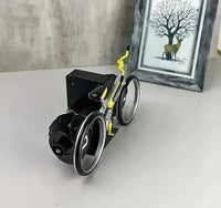 Unique Bicycle-Shaped Flip Clock - Bear Hugs