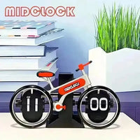 Unique Bicycle-Shaped Flip Clock - Bear Hugs