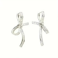 Unique Hollow Bow Stud Earrings - Bear Hugs