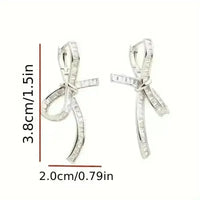 Unique Hollow Bow Stud Earrings - Bear Hugs