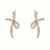 Unique Hollow Bow Stud Earrings - Bear Hugs