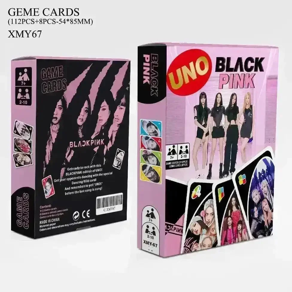 UNO Black Pink Card Game - Bear Hugs