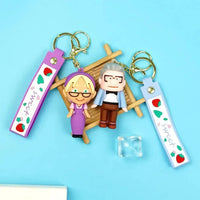 Upward Bound Carl & Ellie Keychain - Bear Hugs