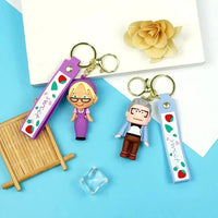 Upward Bound Carl & Ellie Keychain - Bear Hugs