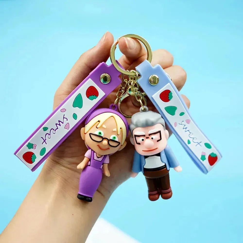 Upward Bound Carl & Ellie Keychain - Bear Hugs