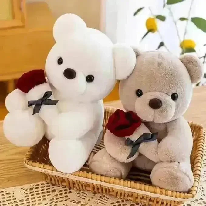 Valentine Rose Teddy Bear (30 cm) - Bear Hugs