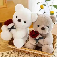 Valentine Rose Teddy Bear (30 cm) - Bear Hugs
