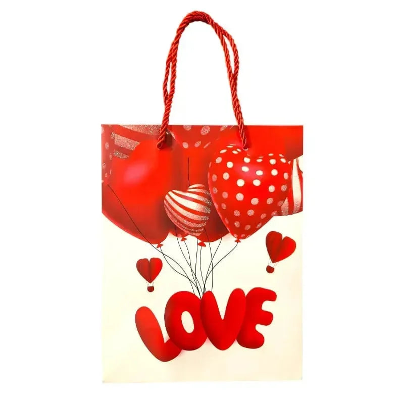 Valentine's Day Theme Gift Paper Bag - Bear Hugs