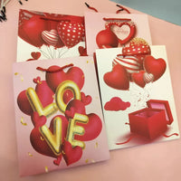 Valentine's Day Theme Gift Paper Bag - Bear Hugs